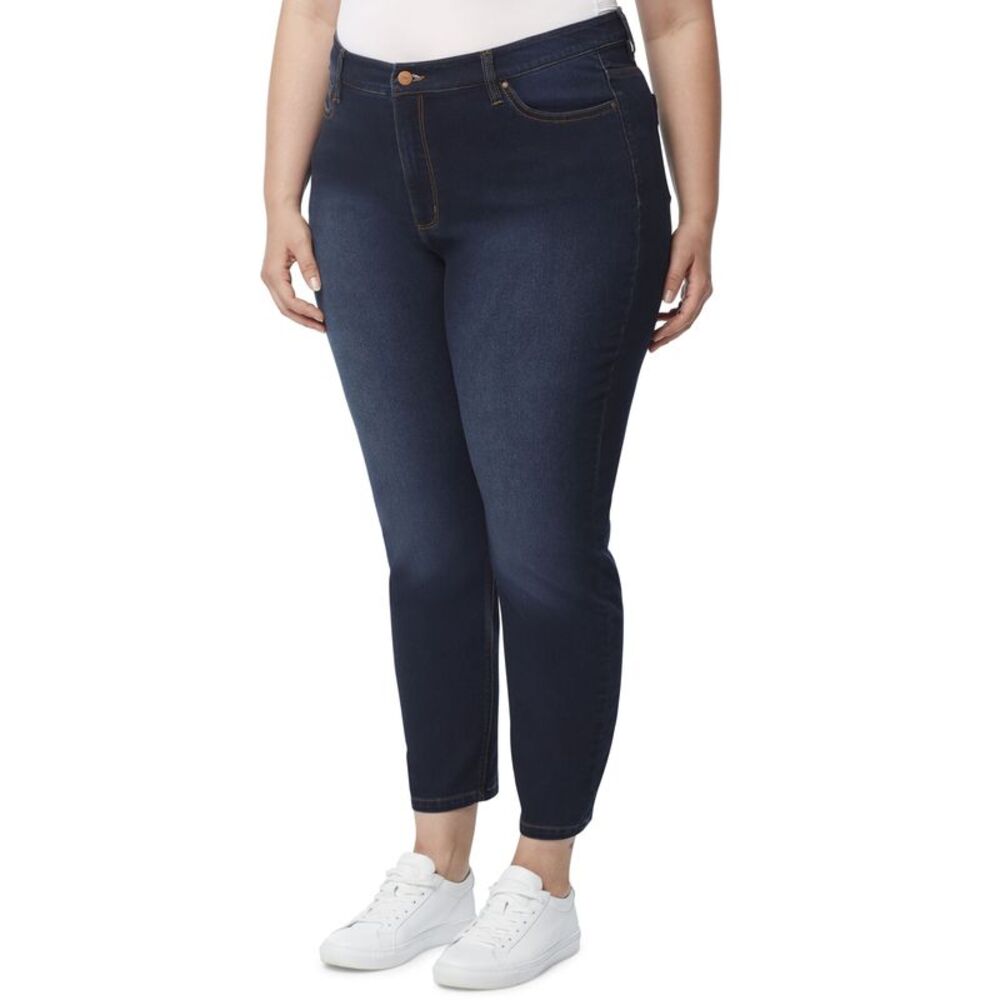 Jones New York Plus Size Lexington High Rise Skinny Ankle Jeans
